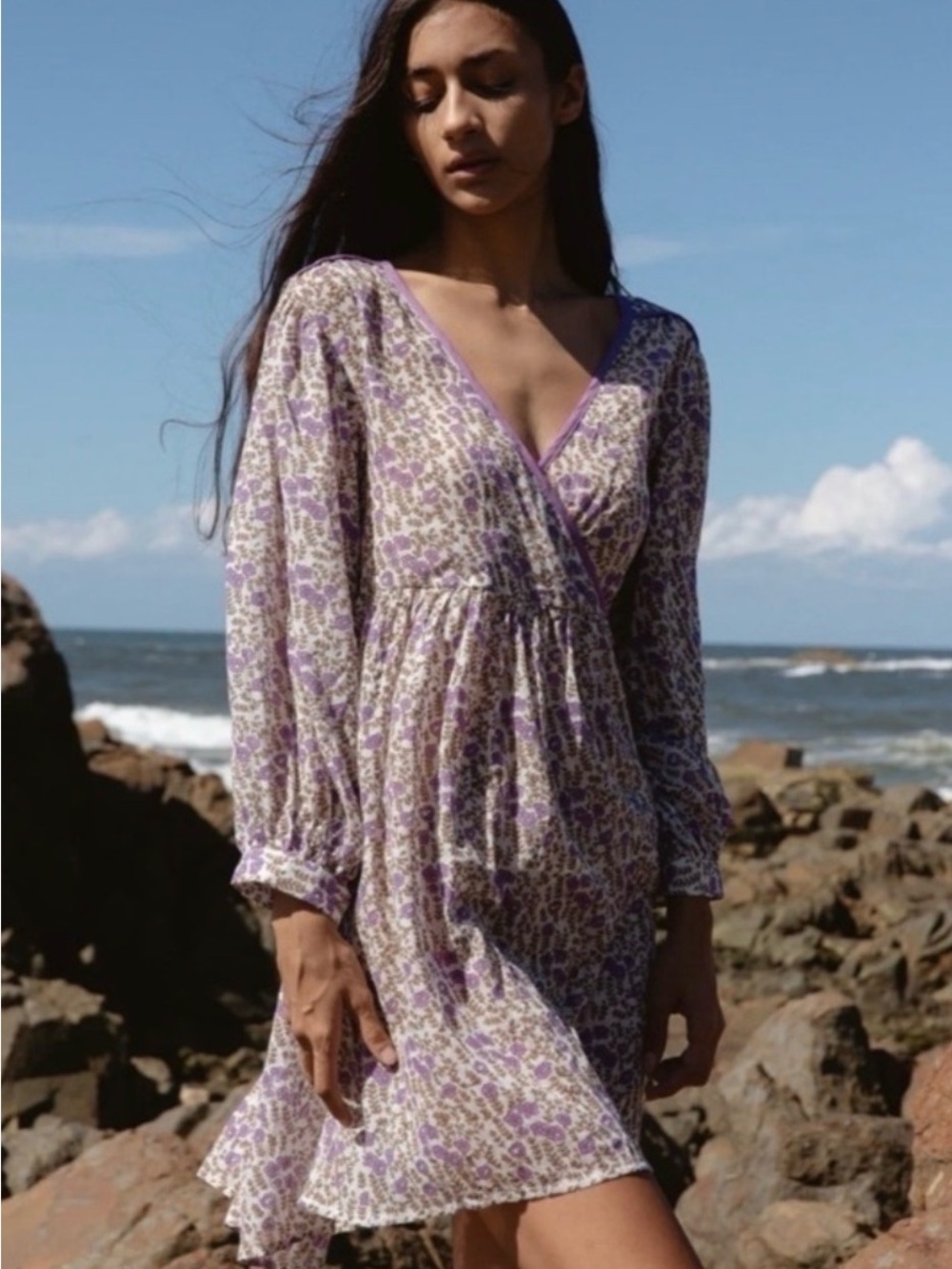 NWT Daughters of India Binita Mini Dress Size Large